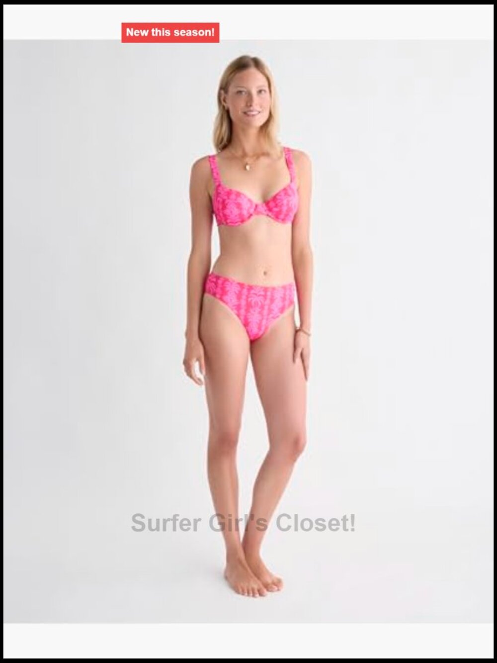 Balconette Underwire Bikini Top with UPF 50+ Sun Protection - Picture 2 of 7